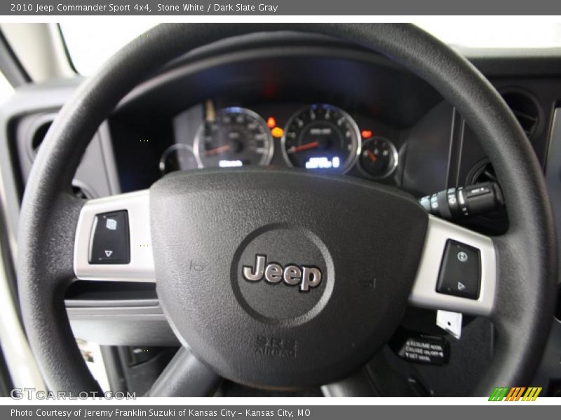 Stone White / Dark Slate Gray 2010 Jeep Commander Sport 4x4