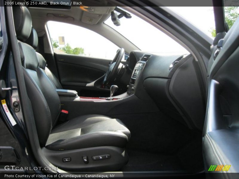 Black Onyx / Black 2006 Lexus IS 250 AWD