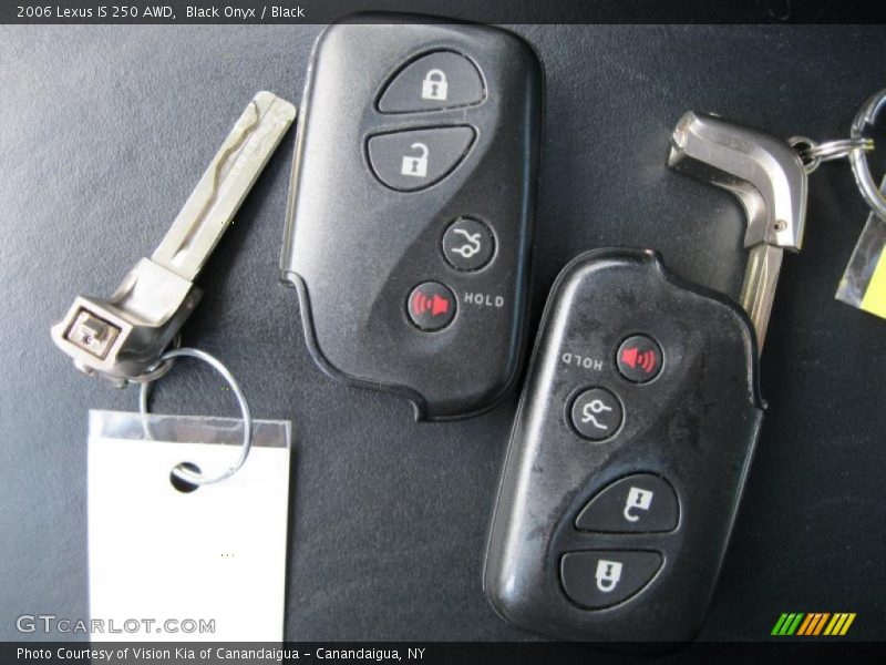 Black Onyx / Black 2006 Lexus IS 250 AWD