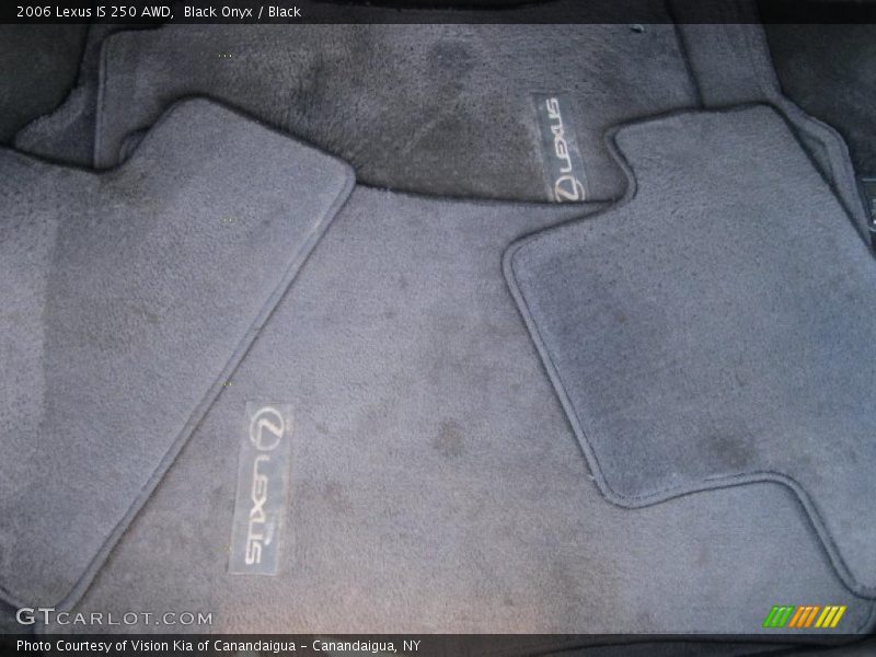 Black Onyx / Black 2006 Lexus IS 250 AWD
