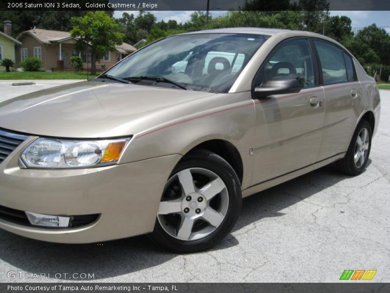 Golden Cashmere / Beige 2006 Saturn ION 3 Sedan