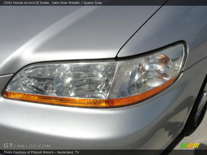 Satin Silver Metallic / Quartz Gray 2002 Honda Accord SE Sedan