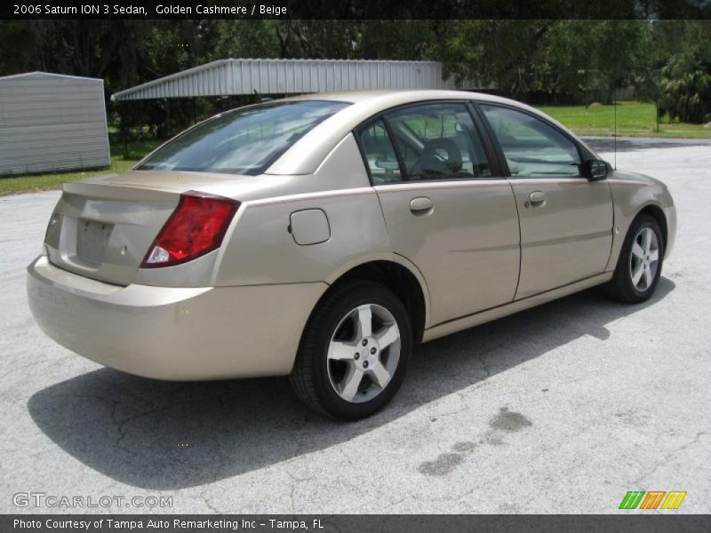 Golden Cashmere / Beige 2006 Saturn ION 3 Sedan