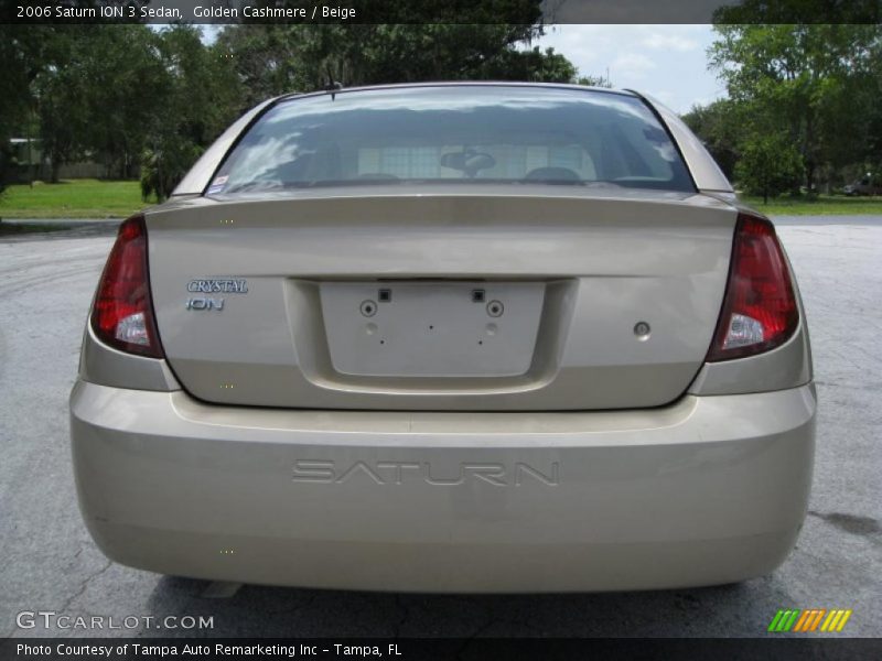 Golden Cashmere / Beige 2006 Saturn ION 3 Sedan