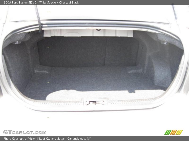 White Suede / Charcoal Black 2009 Ford Fusion SE V6