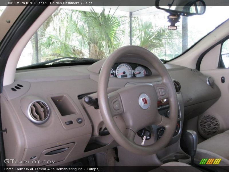Golden Cashmere / Beige 2006 Saturn ION 3 Sedan
