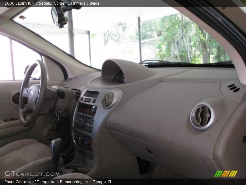 Golden Cashmere / Beige 2006 Saturn ION 3 Sedan