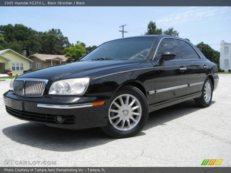 Black Obsidian / Black 2005 Hyundai XG350 L