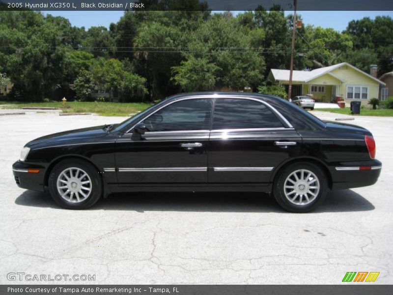 Black Obsidian / Black 2005 Hyundai XG350 L