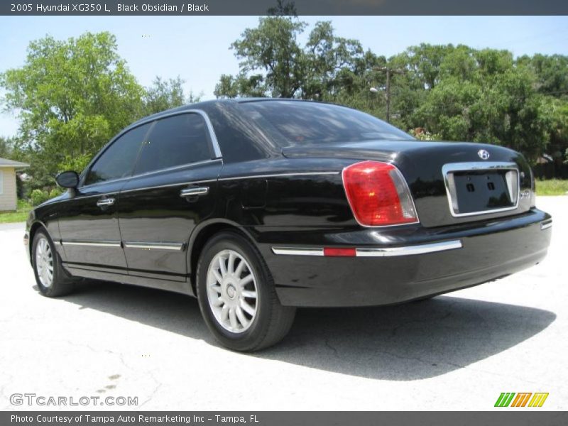 Black Obsidian / Black 2005 Hyundai XG350 L