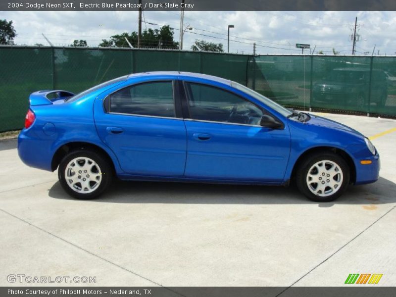 Electric Blue Pearlcoat / Dark Slate Gray 2004 Dodge Neon SXT