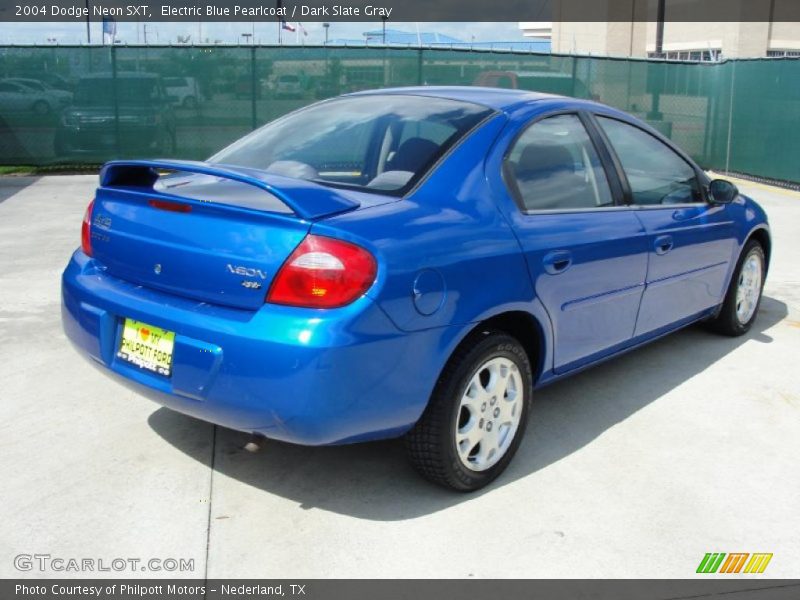 Electric Blue Pearlcoat / Dark Slate Gray 2004 Dodge Neon SXT