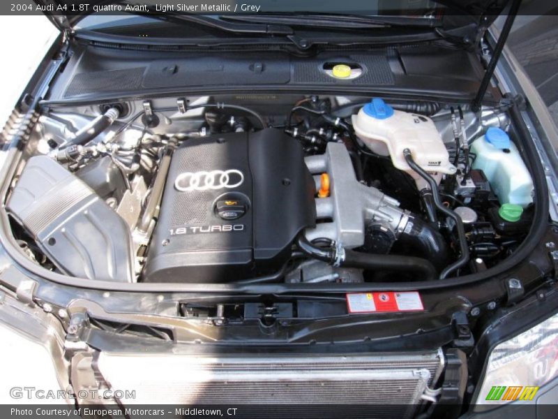 Light Silver Metallic / Grey 2004 Audi A4 1.8T quattro Avant