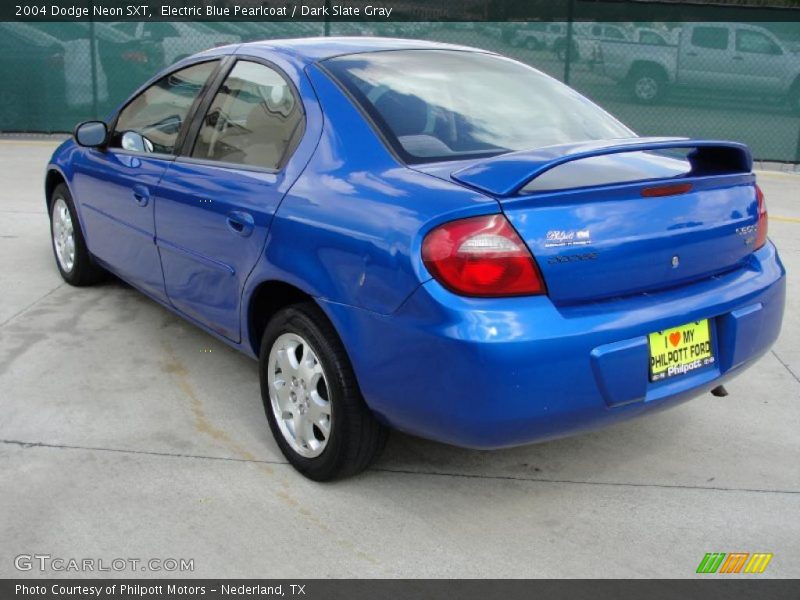 Electric Blue Pearlcoat / Dark Slate Gray 2004 Dodge Neon SXT