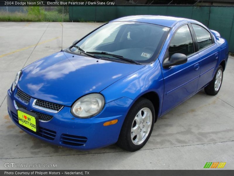 Electric Blue Pearlcoat / Dark Slate Gray 2004 Dodge Neon SXT
