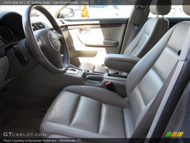 Light Silver Metallic / Grey 2004 Audi A4 1.8T quattro Avant