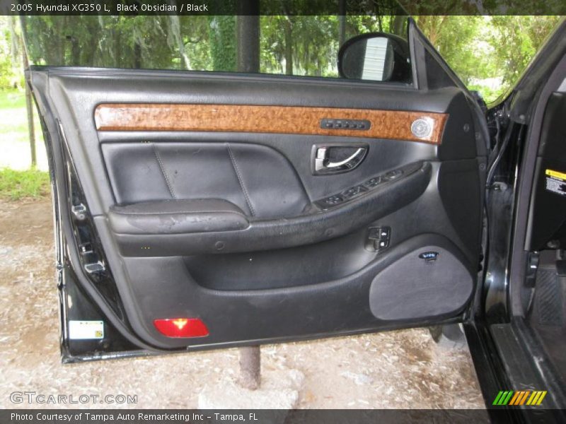 Black Obsidian / Black 2005 Hyundai XG350 L