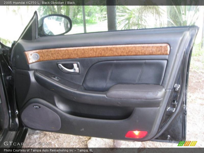 Black Obsidian / Black 2005 Hyundai XG350 L