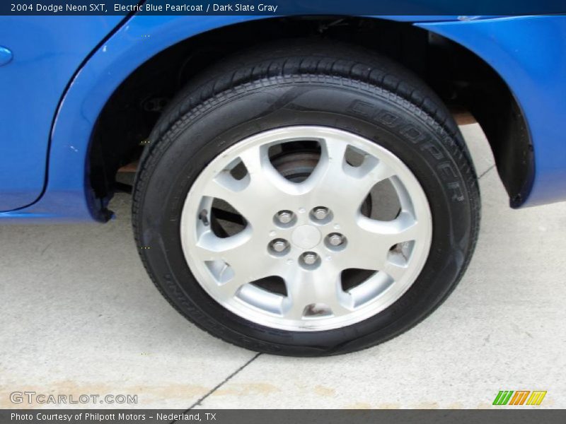 Electric Blue Pearlcoat / Dark Slate Gray 2004 Dodge Neon SXT