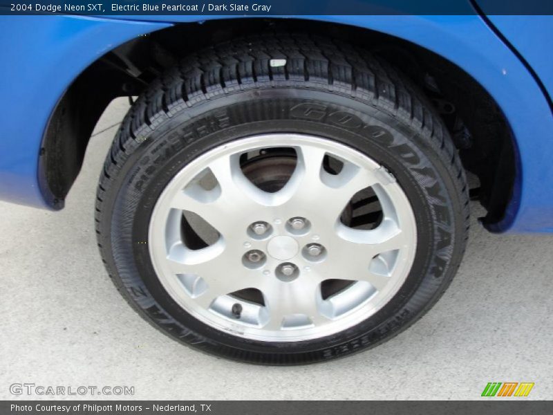 Electric Blue Pearlcoat / Dark Slate Gray 2004 Dodge Neon SXT