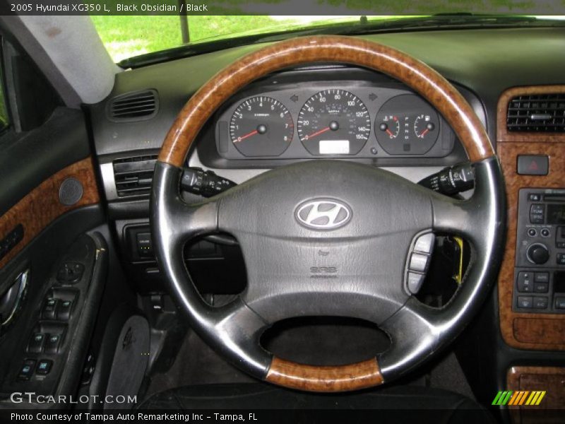 Black Obsidian / Black 2005 Hyundai XG350 L