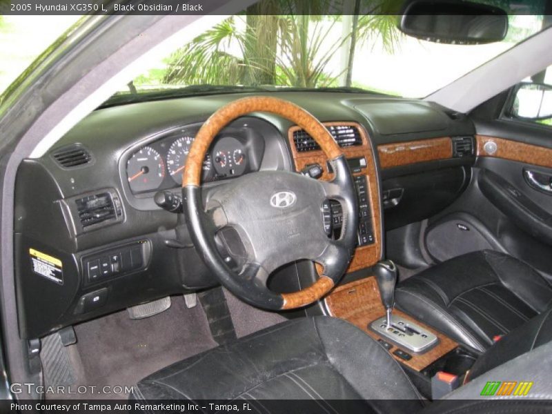 Black Obsidian / Black 2005 Hyundai XG350 L