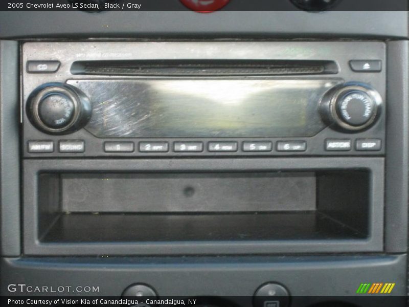 Black / Gray 2005 Chevrolet Aveo LS Sedan