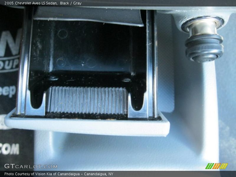 Black / Gray 2005 Chevrolet Aveo LS Sedan