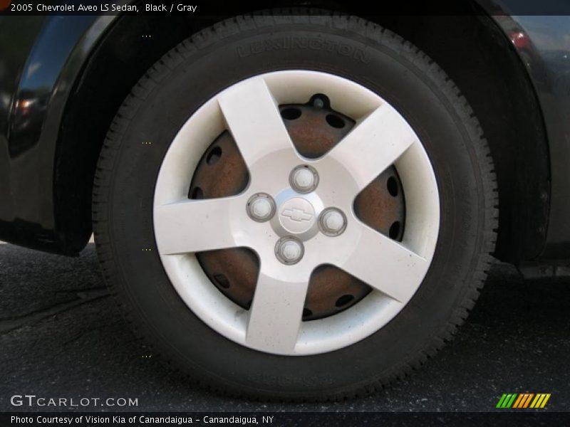 Black / Gray 2005 Chevrolet Aveo LS Sedan