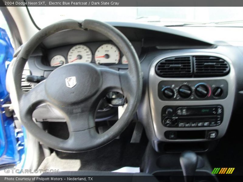 Electric Blue Pearlcoat / Dark Slate Gray 2004 Dodge Neon SXT