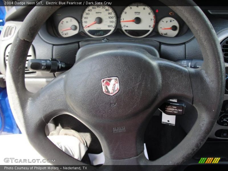Electric Blue Pearlcoat / Dark Slate Gray 2004 Dodge Neon SXT