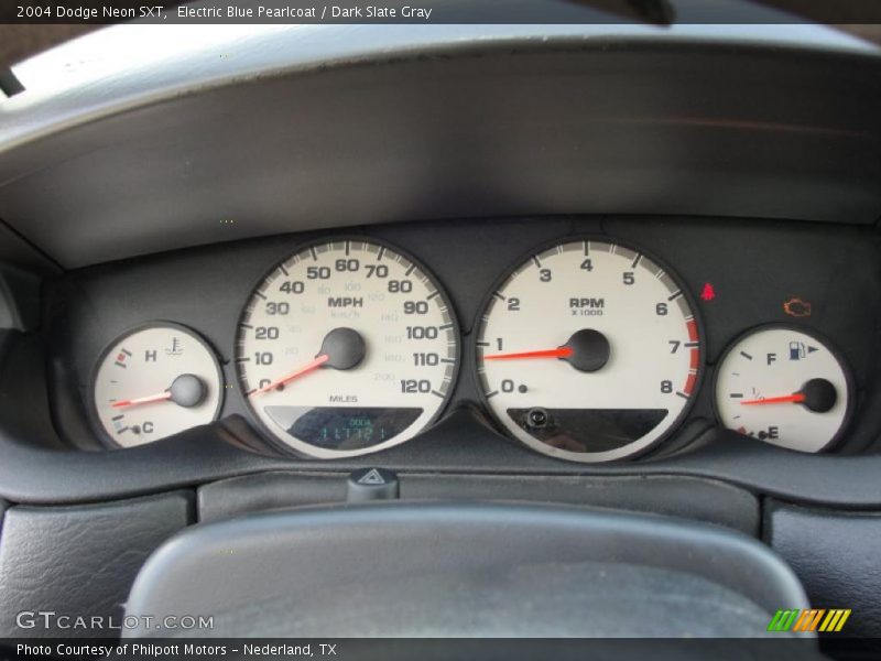 Electric Blue Pearlcoat / Dark Slate Gray 2004 Dodge Neon SXT