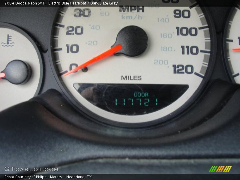 Electric Blue Pearlcoat / Dark Slate Gray 2004 Dodge Neon SXT
