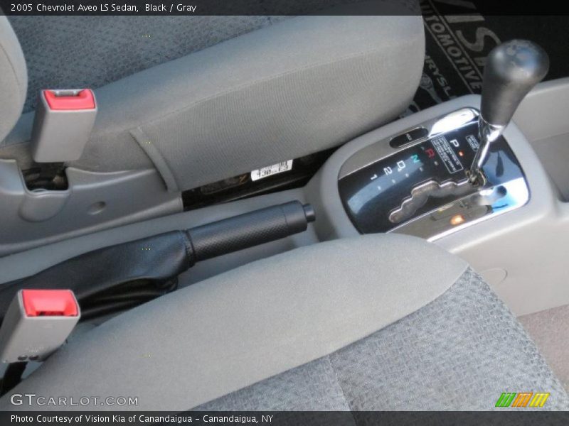 Black / Gray 2005 Chevrolet Aveo LS Sedan