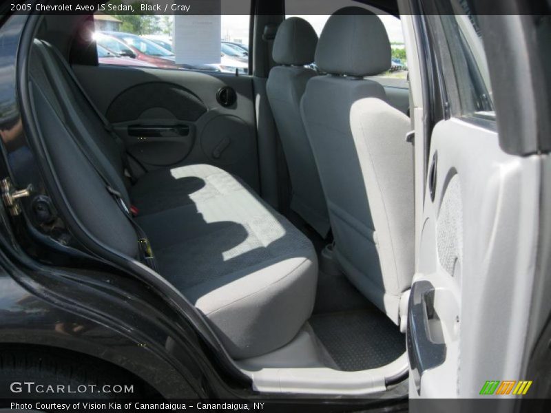Black / Gray 2005 Chevrolet Aveo LS Sedan