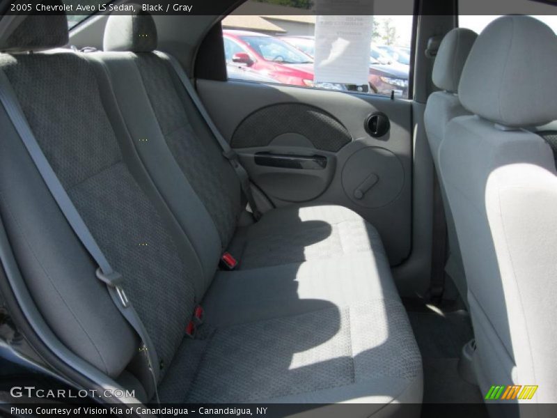 Black / Gray 2005 Chevrolet Aveo LS Sedan