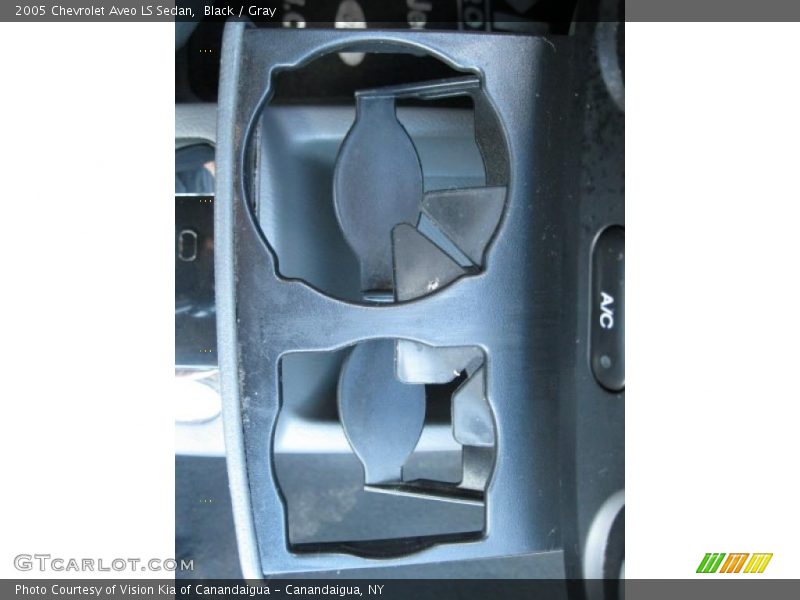 Black / Gray 2005 Chevrolet Aveo LS Sedan