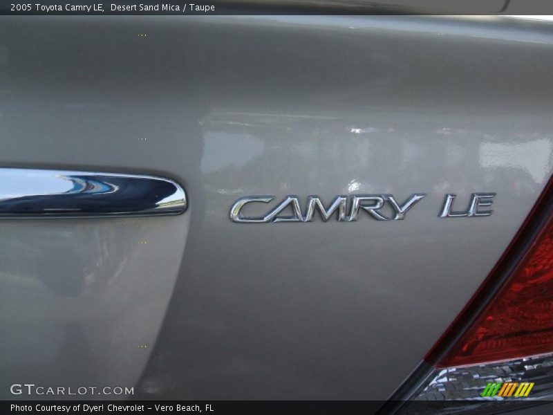 Desert Sand Mica / Taupe 2005 Toyota Camry LE