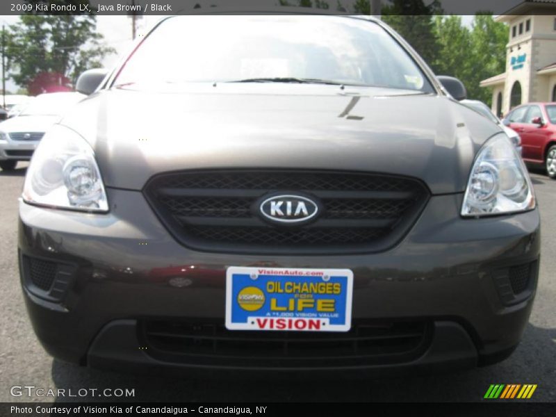 Java Brown / Black 2009 Kia Rondo LX
