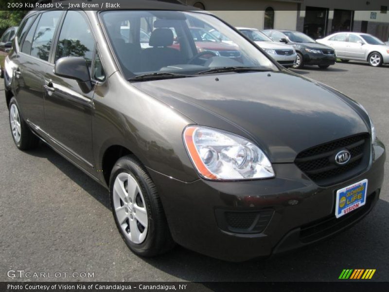 Java Brown / Black 2009 Kia Rondo LX