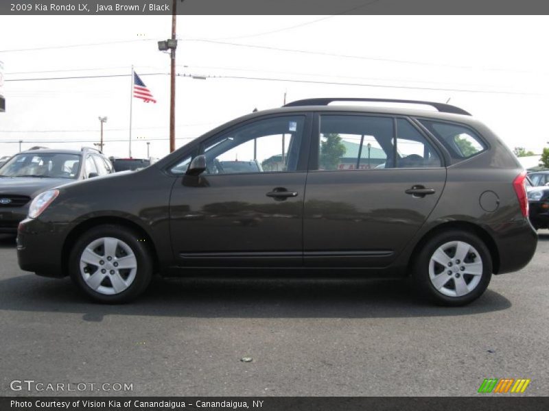 Java Brown / Black 2009 Kia Rondo LX