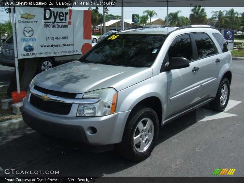 Galaxy Silver Metallic / Light Gray 2006 Chevrolet Equinox LS