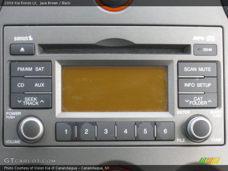 Java Brown / Black 2009 Kia Rondo LX