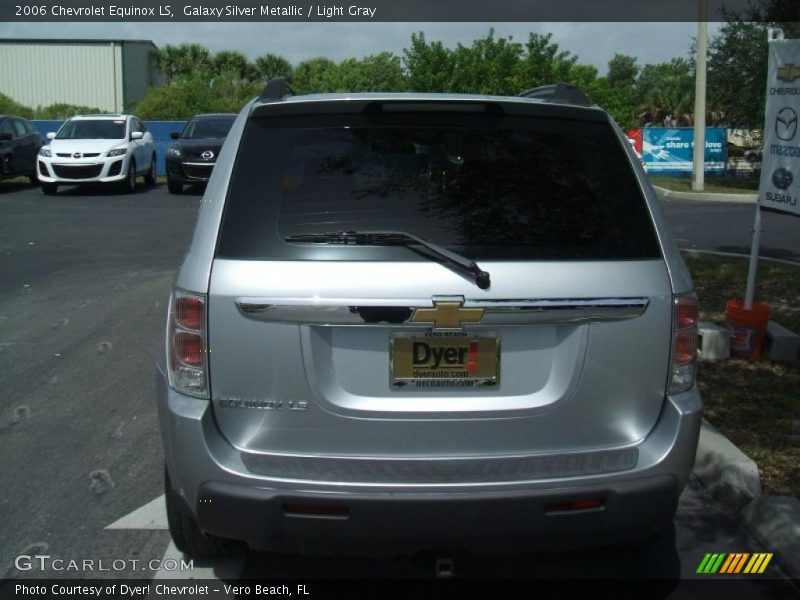 Galaxy Silver Metallic / Light Gray 2006 Chevrolet Equinox LS