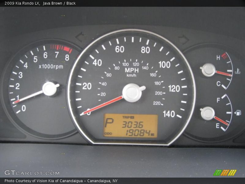 Java Brown / Black 2009 Kia Rondo LX