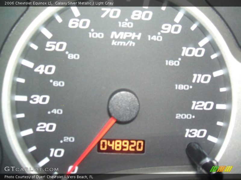 Galaxy Silver Metallic / Light Gray 2006 Chevrolet Equinox LS