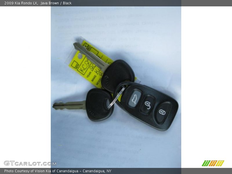 Java Brown / Black 2009 Kia Rondo LX