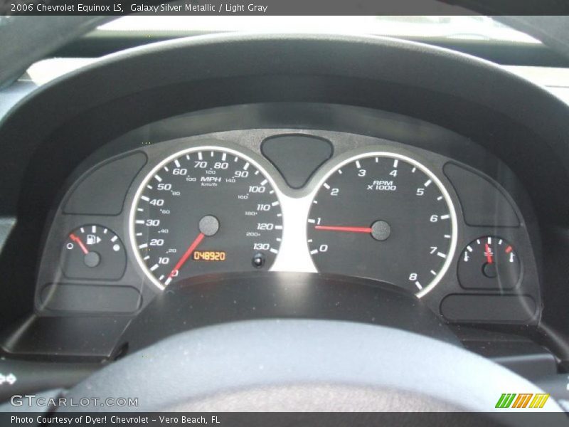 Galaxy Silver Metallic / Light Gray 2006 Chevrolet Equinox LS