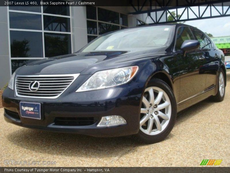 Black Sapphire Pearl / Cashmere 2007 Lexus LS 460