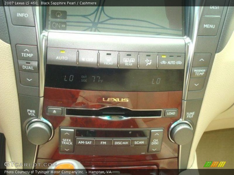 Black Sapphire Pearl / Cashmere 2007 Lexus LS 460